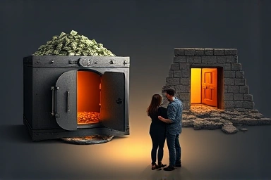 Symbolic safe vault for secure asset transfer and tax savings