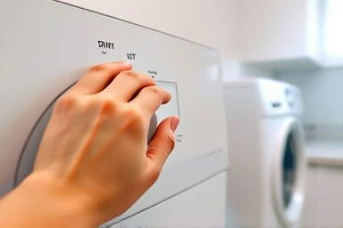 Optimizing dryer settings for energy efficiency.