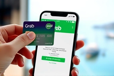 Successful Grab app card registration for seamless travel