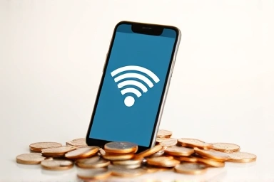 iPhone data saving Wi-Fi symbol coins