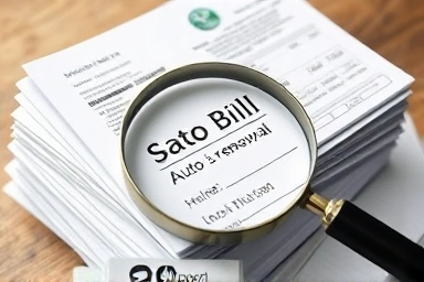 Mobile bills with money escaping, revealing hidden auto-renewals.