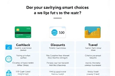 Credit card comparison infographic for financial savings