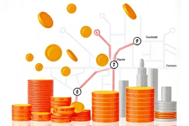 Symbolic representation of saving money on travel
