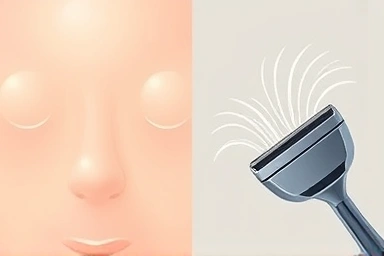 Smooth skin contrast with efficient hair cutting, shaving benefits