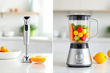 Baby food maker comparison: hand blender vs blender
