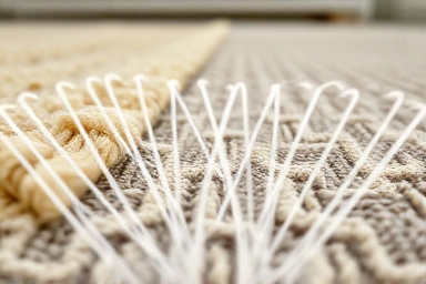 Rug material sound absorption test