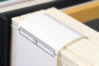 Durable Brother TZe laminate label tape in use.