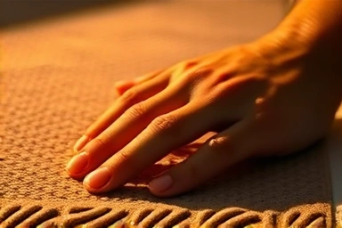 Comforting warmth and safety of a carbon heating mat