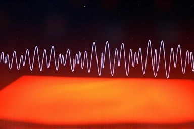 Calming brainwaves enhanced by safe heating technology.