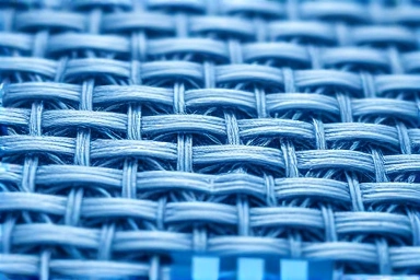 Tightly woven fabric texture blocking microscopic allergens.