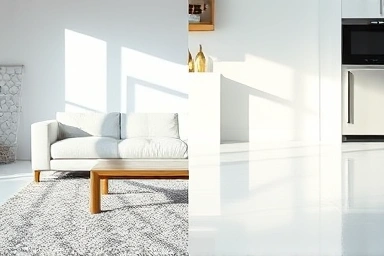 Split image: static wipe for dust, mop wipe for grease stains.