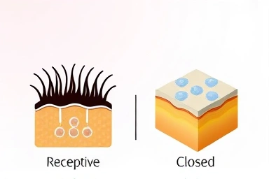 Hair cuticle absorption and protection with hair essence.