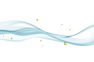 Abstract representation of scalp oil balance and purification