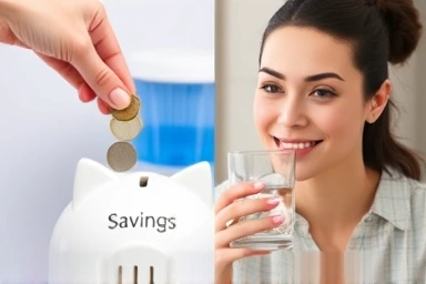 Saving money on water purifier filters, enjoying clean water