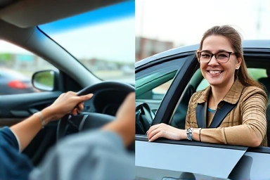 Driver stress relief with car door protection