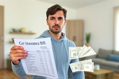 Car insurance bill split into smaller payments for relief.