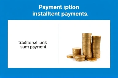 Car insurance payment options: lump sum vs. installment.