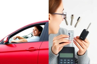 Car subscription versus purchase decision visualization.