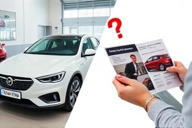 Certified used car versus new car decision.
