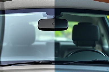 Hi-pass device comparison, RF vs IR, car windshield integration