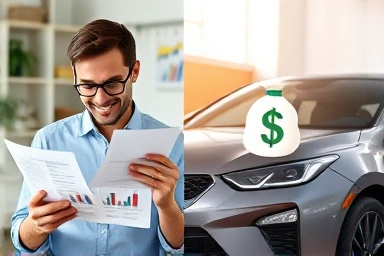 New car loan savings and financial planning