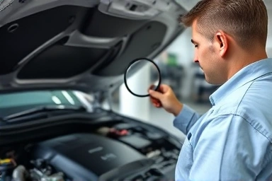 Thorough used car inspection by a reliable dealer.