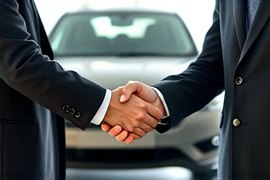 Secure used car transaction with a trustworthy dealer.