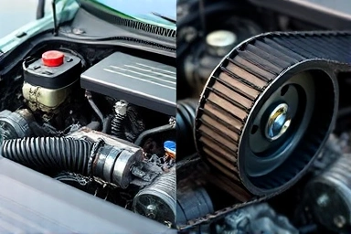 Symbolic comparison of good vs. bad timing belt condition