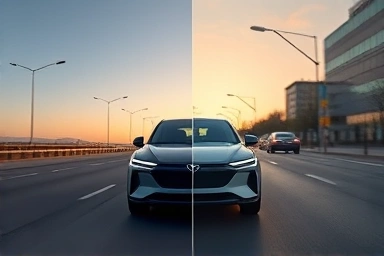 Torres EVX driving in highway and city, representing practical range