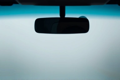 Clear windshield section contrasted with fog on car window