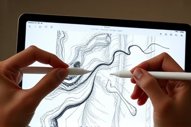 iPad digital art, Apple Pencil Pro precision, Apple Pencil 2nd gen sketching.