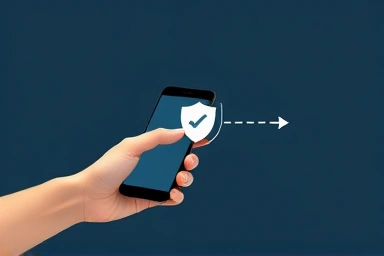 Blocking background app data on a smartphone