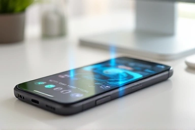 Smartphone game with cooling vapor effect