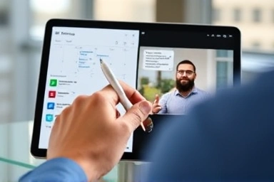 Galaxy Tab S9 multitasking with split-screen and S Pen
