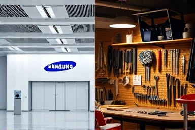 Choosing between official and local repair for a cracked Samsung Galaxy Tab screen.