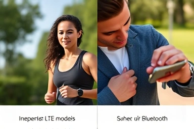 Galaxy Watch LTE vs Bluetooth music listening scenarios