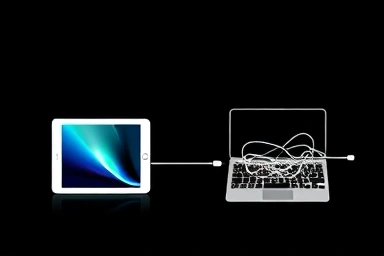 Symbolic representation of device connection problems