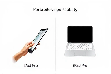 iPad Pro vs. Magic Keyboard productivity vs. portability metaphor.