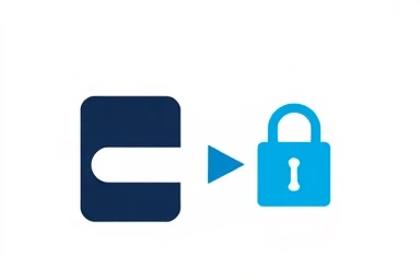 Abstract digital concept of secure data reset and fresh start.