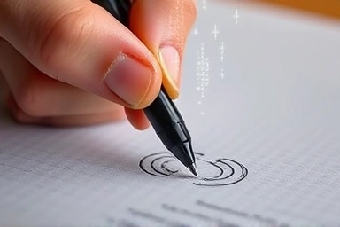 Hand writing with smartpen, digital data visualization