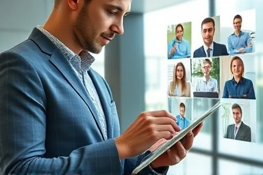 Tablet video conferencing app productivity