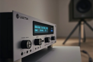 High-fidelity audio system, suggesting premium sound