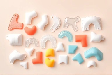 Various baby corner protector samples.