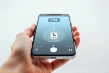 Augmented reality interface on smartphone for finding lost items.