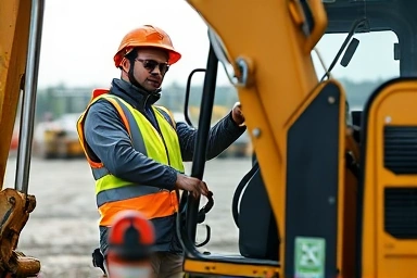 Excavator operator training for practical exam success