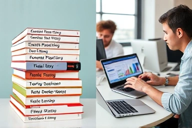 Accounting exam preparation: theory books versus practical software training.