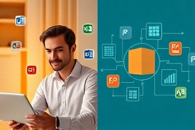 Visualizing skills gained from office automation and computer qualifications