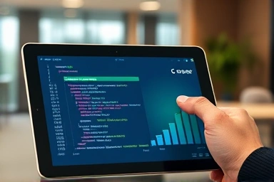 SQL query success on tablet with career growth graph