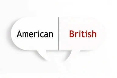 Metaphorical representation of distinct English accent pronunciation differences.