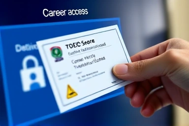 Registering TOEIC score for extended validity and career
